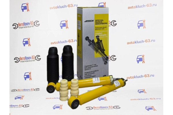 Амортизаторы масляные задней подвески ВАЗ 2180 Веста, Веста SW ATECH SPECIAL-OIL с отбойниками и пыльниками