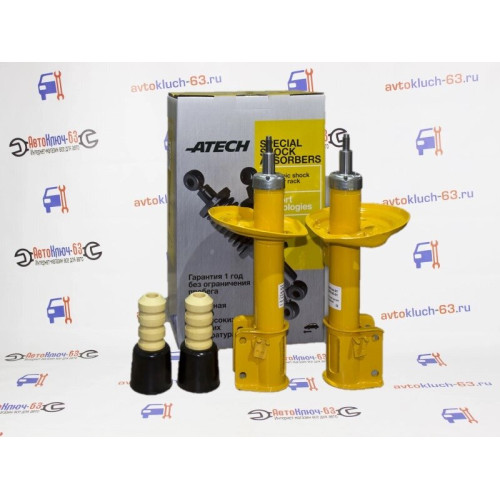 Амортизаторы масляные передней подвески 2180 Веста, Веста SW ATECH SPECIAL-OIL с отбойниками и пыльниками