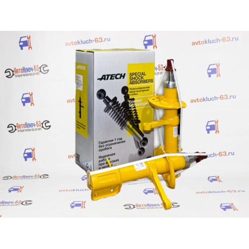 Передние стойки газомасляные ВАЗ 1117, 1119 Калина, Калина 2 ATECH SPECIAL-GAS