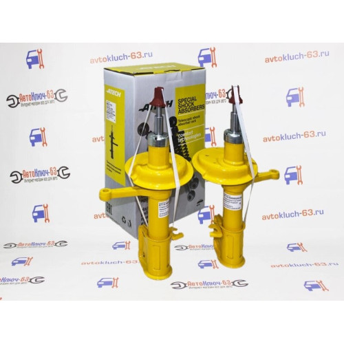 Передние стойки Лада Калина 1118 ATECH SPECIAL-GAS газомасляные под стандартную пружину