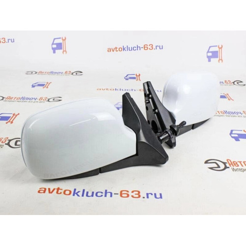 Боковые зеркала ВАЗ 2104, 2105, 2107, белые, антиблик YH-3386-M-W-07