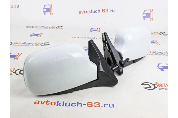 Боковые зеркала ВАЗ 2104, 2105, 2107, белые, антиблик YH-3386-M-W-07