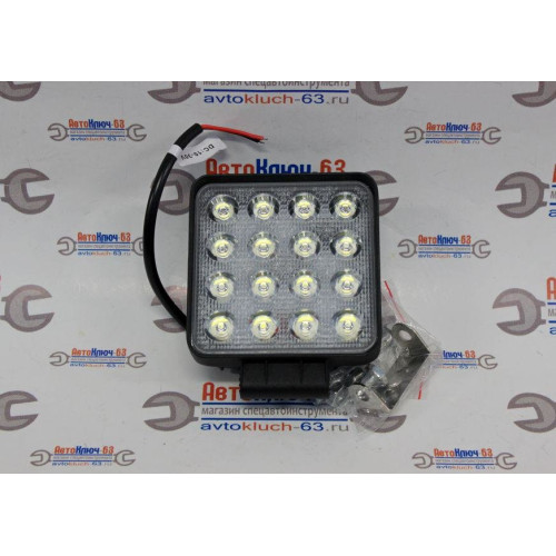 Дополнительная квадратная LED фара 50 мм (48S) дальний свет