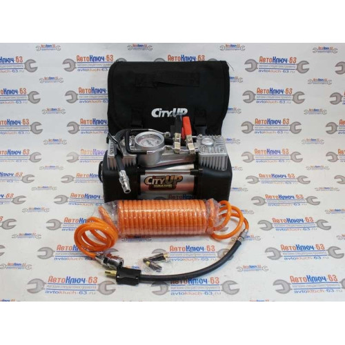 Автомобильный компрессор двухцилиндровый  CityUP AC-620 Double Power