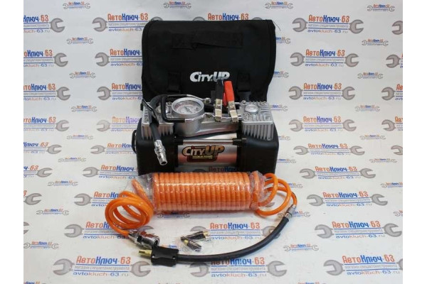 Автомобильный компрессор двухцилиндровый  CityUP AC-620 Double Power