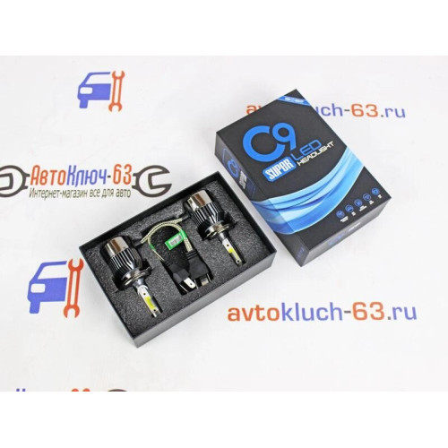 Светодиодные лампы C9 Super LED H4 6000K