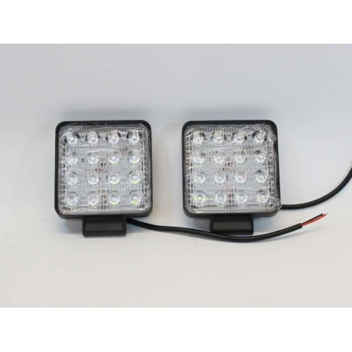 Дополнительная квадратная LED фара 25 мм (48S) дальний свет