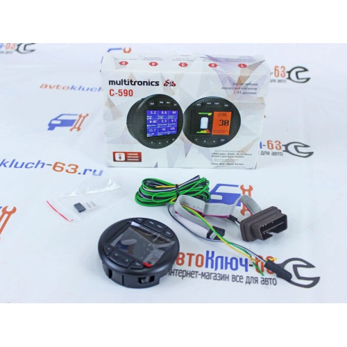 Бортовой компьютер Multitronics C590 вместо воздуховода Лада Гранта, Ларгус