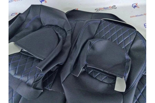Авточехлы RECARO из экокожи на ВАЗ 2108-99, 2113-15