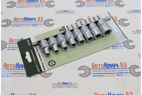 Набор головок TORX 8 предметов 1/2